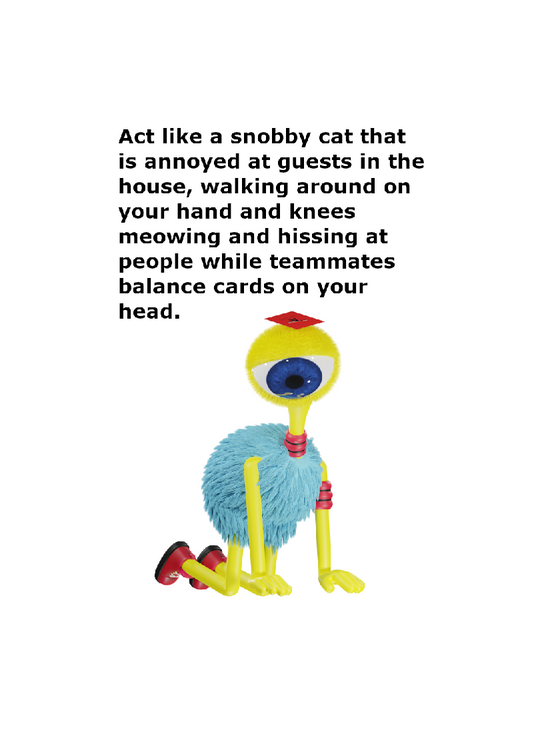 Rude Cat Card